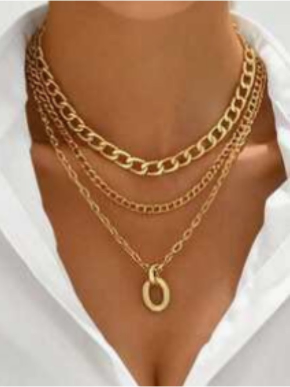 Gold necklace